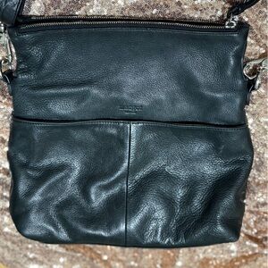 Margot Black Leather Handbag